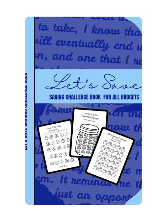 Let's Save Savings Challenge Book